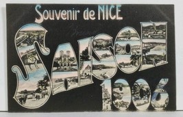 France Souvenir de NICE SAISON 1906 Multi View Postcard L15 - £10.34 GBP