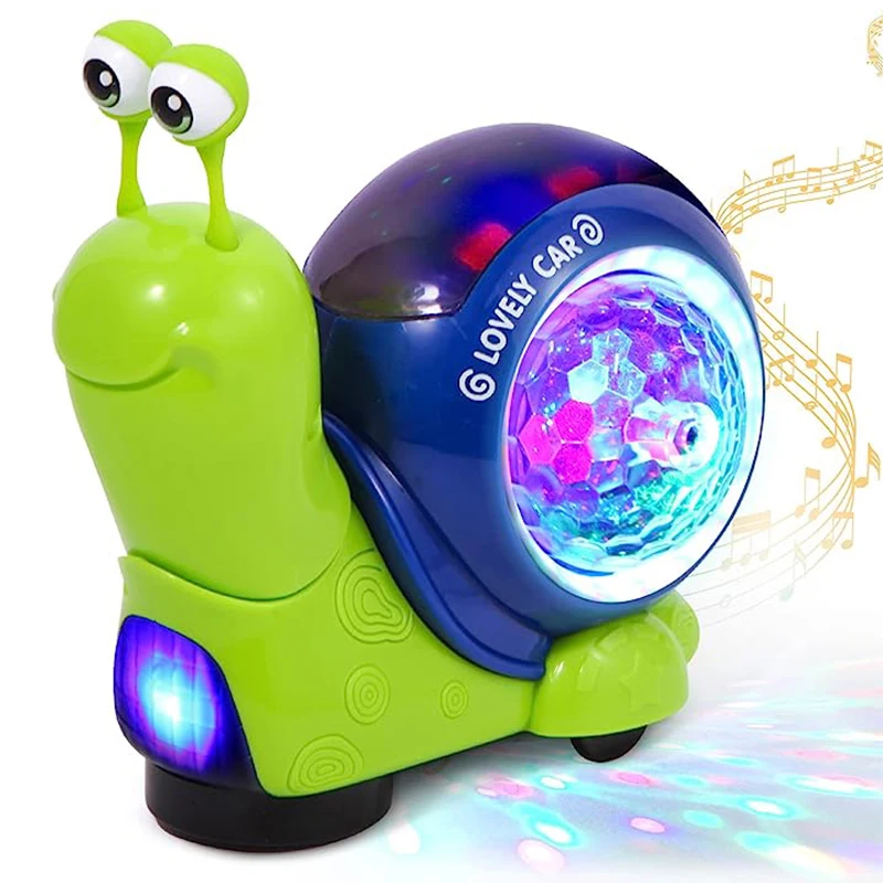 Crawling Crab Sensory Toy Snail Interactive Musical Walking Dancing Electronic - £14.69 GBP+