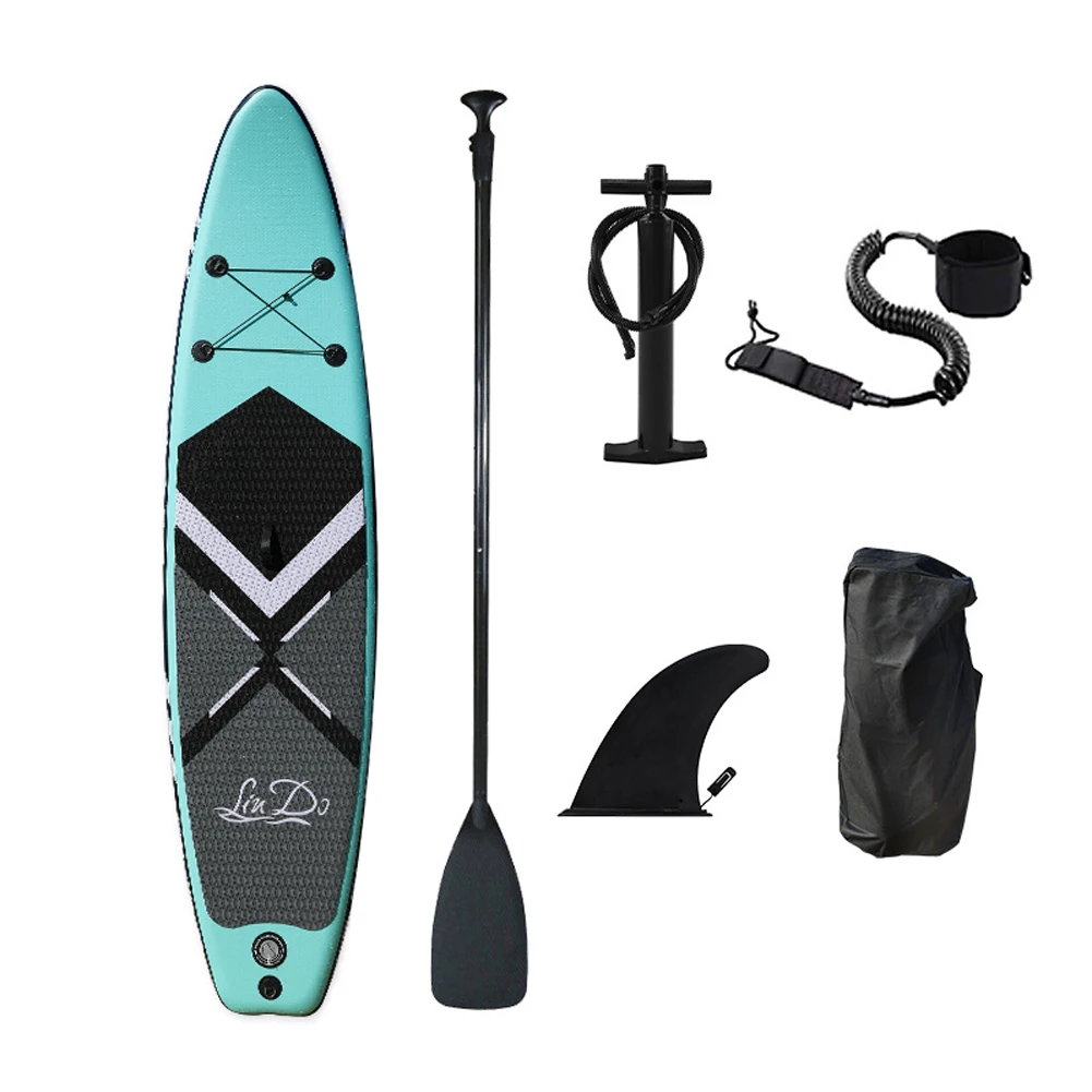 Sporting LinDo Inflatable Stand Up Paddle Board SUP Board Surfboard Water Sporti - £24.37 GBP