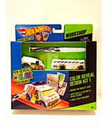 New Hot Wheels Workshop Color Reveal Design Kit 1 With Decal Sheets Pen ... - $13.71 CAD