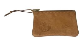 VTG Tilley Deerskin Leather Coin Purse Quebec Canada Zip Pouch Wristlet New image 2