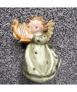Vintage MRH Figurine 4.5” Angel Playing Harp Cherub w/ Original Box - €11,14 EUR