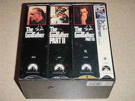 Lot of 7 VHS Videos THE GODFATHER COLLECTOR&#39;S EDITION - £23.11 GBP