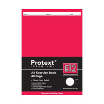 Protext A4 Ruled E12 Exercise Book 48pg 12mm - £23.00 GBP