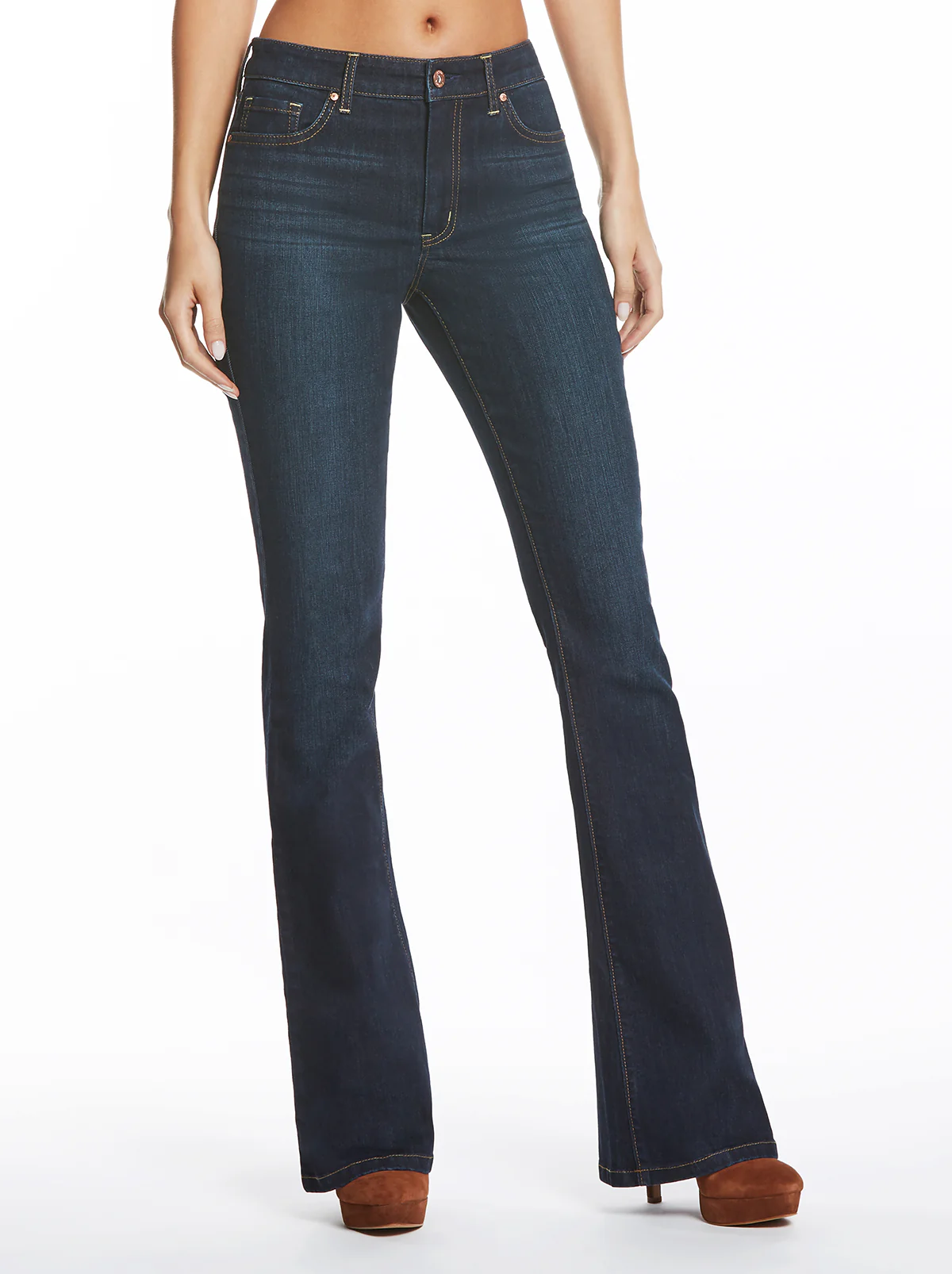 Jessica Simpson Women&#39;s Flare High Rise Jeans - £13.88 GBP