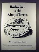 1971 Budweiser Beer Ad - The King of Beers! - $18.49