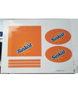 Sunkist Orange Soda Proof Preproduction Advertising Juicy Geometric Pops... - £14.95 GBP