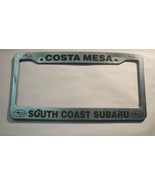 Costa Mesa South Coast Subaru License Plate Frame Dealership Plastic - €24,82 EUR