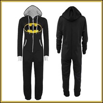 Classic Super Hero Hooded Front Zip Up PJ's or Lounger Bodysuit image 3