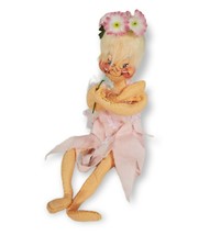 Vintage Annalee Mobilitee Doll, Pink Spring Fairy, Garden Pixie 1957 damaged - £20.43 GBP