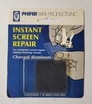 Phifer Instant Screen Repair Charcoal Aluminum Contains 7 Patches - $11.87