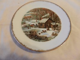 A Home In The Wilderness Currier &amp; Ives Collector Plate 7&quot; (H1) - £31.32 GBP