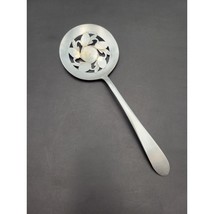 Rogers International Silver Co. TS Round Slotted Serving Spoon Vtg - $17.15