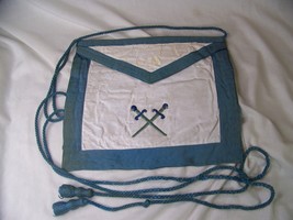 1930s VINTAGE SENTENNIAL MASONIC APRON NO NAME FREEMASONRY REGALIA - £21.11 GBP