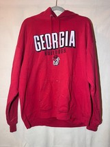 University Of Georgia Bulldogs UGA Sweatshirt Hoodie SZ XL Graphic Red E57 - $14.84