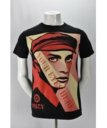 OBEY Propaganda YOUR EYES HERE Graphic Print Mens T Shirt Black Cotton S... - £16.78 GBP