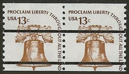 1618a Untagged Bureau Precanceled Shiny Gum &quot;Liberty Bell&quot; Mint NH - £5.42 GBP