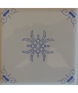 Blue and White Delft Style wall tiles Oxen  - £6.27 GBP