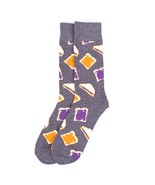 Men&#39;s Crew Socks Peanut Butter and Jelly Socks PB&amp;J Gift Mens Dress Socks - $262.15 MXN