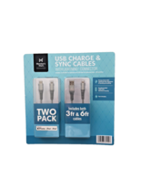 USB Charge And Sync  Cables Two Pack Members Mark - $7.91