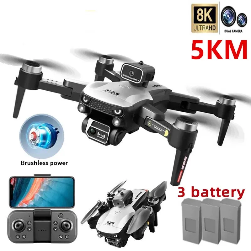 New S2S Professional RC Drone 5G 4 6 8K HD ESC Camera Obstacle Avoidance - £67.84 GBP+