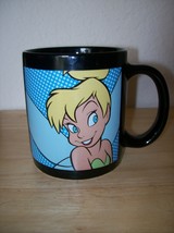 Disney Tinker Bell Oversized Black Coffee Mug. - £17.58 GBP