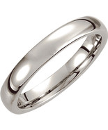 Men&#39;s or Ladies Cobalt 4mm Slightly Domed Wedding Band - €137,99 EUR