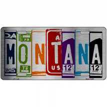 Montana License Plate Art Metal Sign - $15.00