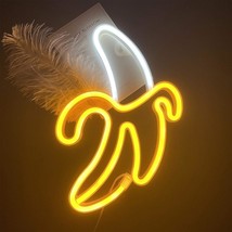 Banana Neon Signs,Banana Neon Light 11.4&quot;X7.9&quot; Inch Led Neon Lights For ... - £19.51 GBP