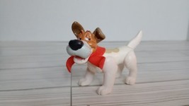 Vintage Disney Oliver &amp; Company Dodger Dog Jointed PVC Figure Toy - £3.90 GBP