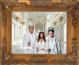 Donald Trump, Melania Trump and Elvis Presley 16X20 Canvas wall art - $15,270.75