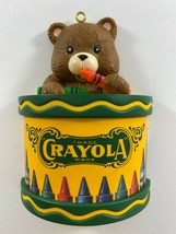 Vintage Christmas Ornament Crayola Crayons Bear by Binney &amp; Smith - $9.89