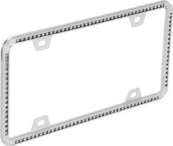 Diamond- Chrome License Plate Frame - $20.39