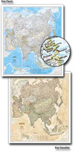 Asia National Geographic - 38" x 34" Wall Map (Classic-Laminated) - $29.99
