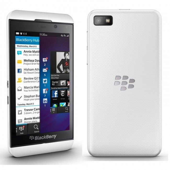 Blackberry z30 white 2gb ram 16gb rom 5.0" screen 8mp camera smartphone