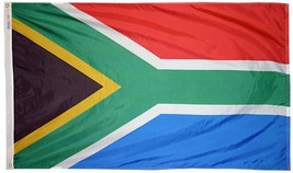 South Africa - 5&#39;X8&#39; Nylon Flag - £90.07 GBP