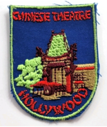 Hollywood Chinese Theatre Patch Vintage Embroidered Travel Souvenir Land... - $203.14 MXN