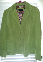 Colebrook Lime Green Suede Jacket Blazer Coat Size XL Brand New With Tags - $99.99