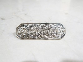 Small silver or gold hair pin clip barrette  for fine thin hair - $8.95+