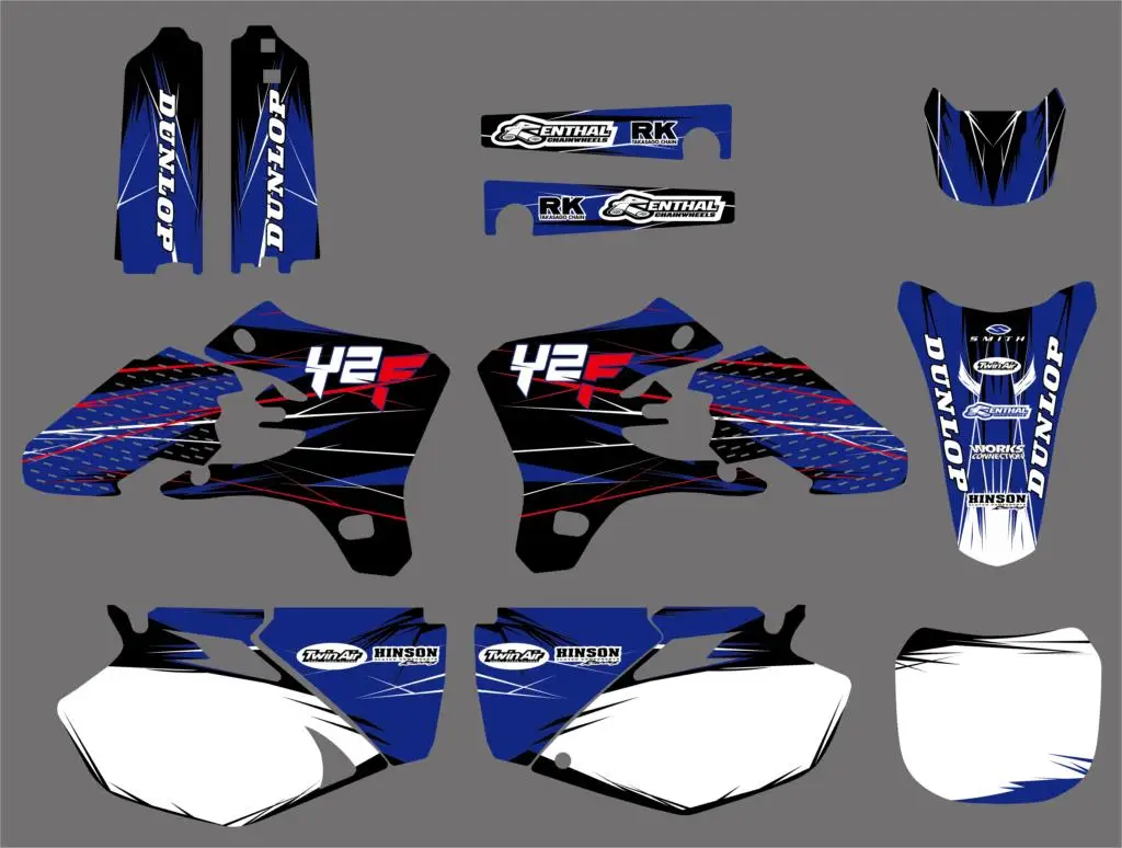 Team Graphic Background Decals Stickers Kit   YZ YZF 250F 450F 250 450 YZ250F YZ - £202.44 GBP