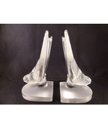 LALIQUE Swallow  &quot;Hirondelles&quot;  Bookends, Mint Condition - $555.55