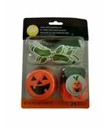 Jack O&#39;Lantern Halloween Cupcake Combo Pack Makes 12 Liners Picks Ghosts... - £5.98 GBP