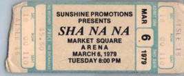 Sha Na Na Concert Ticket Stub March 6 1979 Indianapolis Indiana - £27.23 GBP
