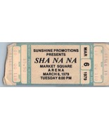 Sha Na Na Concert Ticket Stub March 6 1979 Indianapolis Indiana - £27.24 GBP