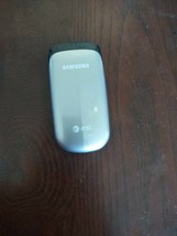 Samsung Model SGH-A107 AT&T Wireless Silver/Black Flip Cell Phone - $12.52