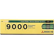 Mitsubishi Pencil pencil 9000 HB 1 Dozen K9000HB - £15.86 GBP