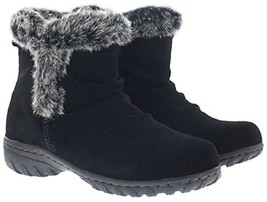 New in Box Khombu Women&#39;s Brown or Black Suede Lisa All Weather Winter Boots NIB - £14.83 GBP+