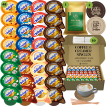 International Delight Coffee Creamer Singles 7 Flavors with 2.5oz Coffee... - $26.97