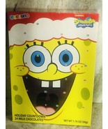 Nickelodeon SpongeBob Squarepants Holiday Countdown 24 Milk Chocolate. 1... - $33.79 CAD