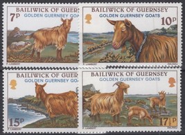 ZAYIX Great Britain Guernsey 209-212 MNH Animals Golden Guernsey Goat 011022S26M - £1.18 GBP